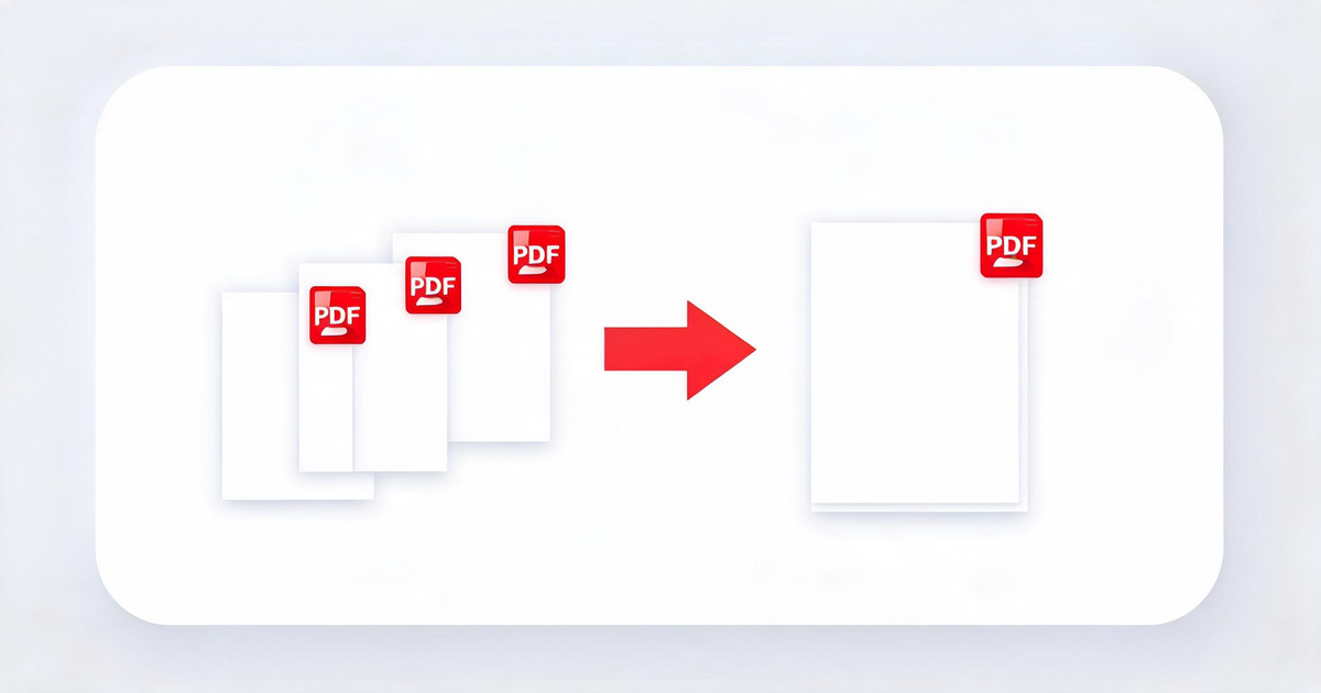 PDF 合并功能示意图